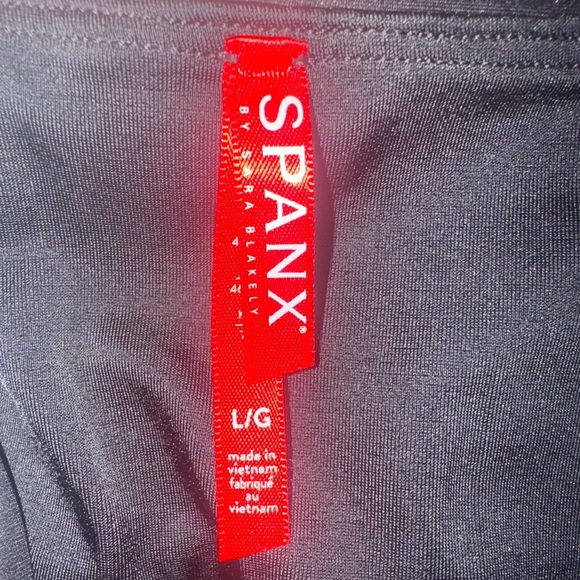 SPANX by Sara Blakey Faux Leather Black Leggings Women’s Size Large - Picture 8 of 11